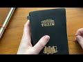passport bullet journal flip through | how I use my traveler's notebook