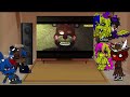 Fnaf 1 reacts to Mr.Fazbear