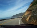 Driving over the Bixby Bridge towards  Monterey