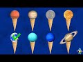 Square Planets for Baby 🪐🌎🔴 | Planets Mercury Venus Earth Mars Jupiter Saturn Uranus Neptune