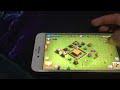 Playing clash of clans