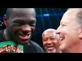 DEONTAY WILDER VS TYSON FURY FACE OFF WWE STYLE!