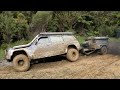 The Old Whangamomona Road WITH the camper trailer! They warned us not to!