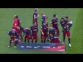 Las parejas de Piqué, Messi y Suárez a pie de campo