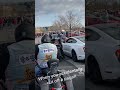 Mustang driver cuts off a Pagan.