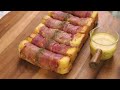 [ENG] 5분 빠른 아침‼️ 베이컨말이 토스트🥪 Korean style Bacon roll toast