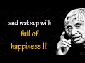 Do This For 1 Minute Daily Before You Sleep || Dr APJ Abdul Kalam Sir || Spread Positivity