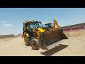 JCB 3DX backhoe loader working excavation