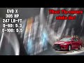 All Mitsubishi Lancer Evo Accelerations