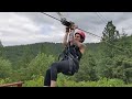 Ziplining with Mica Moon