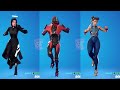 These Fortnite Dances Have Voices! (In Da Party, Get Schwifty,Bim Bam Boom,My World, Hit it)