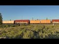 2024-06-21 BNSF 8186 leads a trio of H3 units.