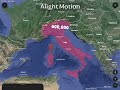 Italian civil war with army sizes (world war 2)
