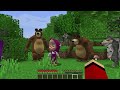 MASHA and The BEAR EXE monsters kidnapped JJ and Mikey in minecraft Challenge - Maizen