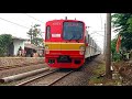 Kereta Api Ngebut Diatas Proyek Underpass & Banyak Truk Gede Yang Melintas - JPL 101 Cibitung