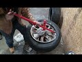 How to use a Harbor Freight tire changer