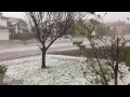 Hail storm El Paso, Texas- July 10, 2015