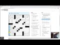 Friday, June 7th - New York Times crossword puzzle live solve