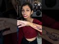 Trending  hand tattoo design idea for girls
