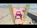 Testing TINY RC Cars VS Laser Jump BeamNG Drive Mods!