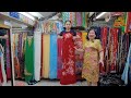 Áo Dài Thêu Đẹp Giá Tốt Từ 900k Tại Tiệm Áo Dài Bé – Chợ An Đông Sài Gòn Ngày Nay
