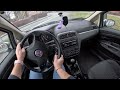 2008 Fiat Grande Punto [1.3 16V MULTIJET 75HP] | POV Test Drive #1513 Joe Black