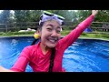 Ellie and Jimmy Play With Zorb Balls In The Swimming Pool!| Ellie Sparkles | WildBrain Learn at Home