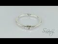 Pulsera Brazalete De Plata .925 Pulida Estilo Griego Dama