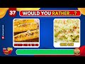Would You Rather...? Gold vs Green 🍕🥗🤔 | Food Quiz | Ultimate Quiz