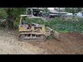 First Start New Project!! Bulldozer CAT D3C Making Road Enteir road to people’s houses 20 meters