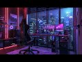 Neon Work Ambience & Chill Lofi 🌌 | No Copyright Lofi Beats | Chillwave Lofi Hip Hop Mix 2024