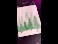 How To Paint A Tree 🌲 #shorts