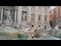 Rome Trevi Fountain 180 Degree View