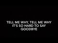 The Kid LAROI - Tell Me Why (Lyrics Video)