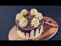 Chocolate Peanut Butter Cake for Father's Day | 초콜릿 피넛 버터 케이크 만들기