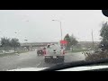 Driving in the Rain in Houston