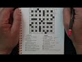 Whispering While Solving a Crossword Puzzle - Regular Crossword Puzzle - ASMR - Australian Accent
