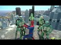 Spiderman vs Teenage Mutant Ninja Turtles ARMY - EPIC BATTLE