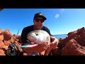 SOLO HUNTING FOR FOOD - HUGE FISH tiny rod - REMOTE AUSTRALIA