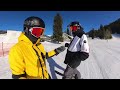 SKIER VS SNOWBOARDER | CAN A SKIER BEAT A PROFESSIONAL  SNOWBOARDER