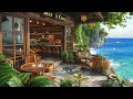 Morning Positive Bossa Nova Instrumental Music ~ Seaside Porch View Ambience for Relax, Study, Work