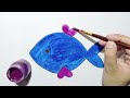 how to draw a fish drawing and coloring full tutorial