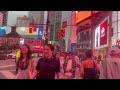 Canada Toronto Downtown 4K🇨🇦 Dundas Square and Yonge Street