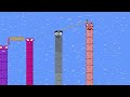 Pattern Palace - Numberblocks Babies With The Bridge FULL of CANDIES | Game Animation