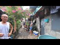 UNBELIEVABLE SLUM RESIDENCE | Walking at Narrow Alley in AGHAM Bagong Pag-asa Philippines [4K] 🇵🇭