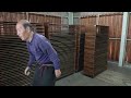 The process of making incense sticks. Traditional Japanese craftsmanship since 1850