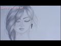 How to draw a girl || Pencil sketch | Step by Step