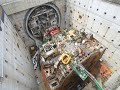 Seattle SR 99 Bertha 10-month time-lapse - every frame - tunneling machine disassembly area
