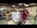 How to Build a Pattern Projecting Cutting Table for Sewists.  Rolling Craftroom Table