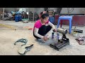 Techniques for Restoring Broken Iron Cutting Machines - Girl Mechanical / Hiếu